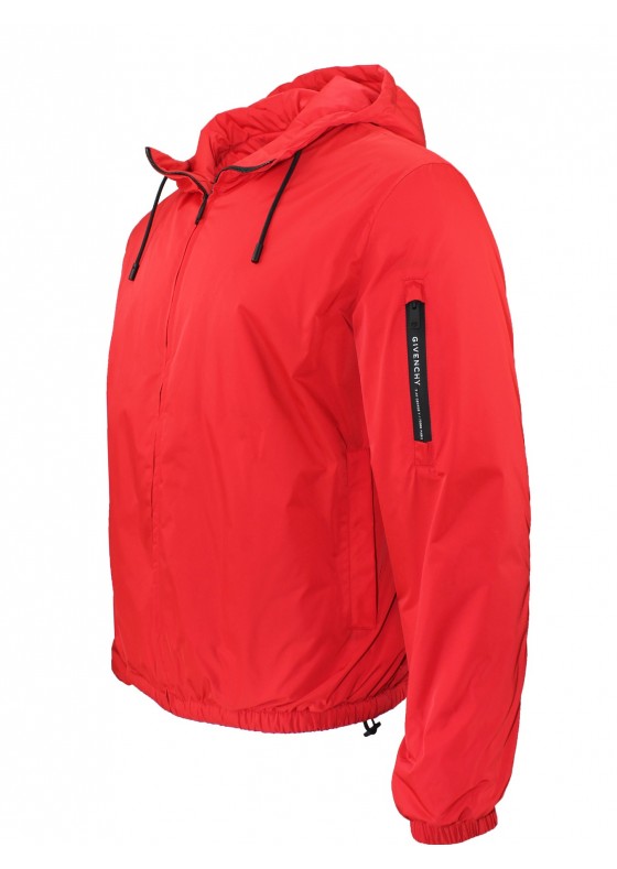 Givenchy Red hooded jacket - BM00 NJ13EN Givenchy Red hooded jacket - BM00 NJ13EN