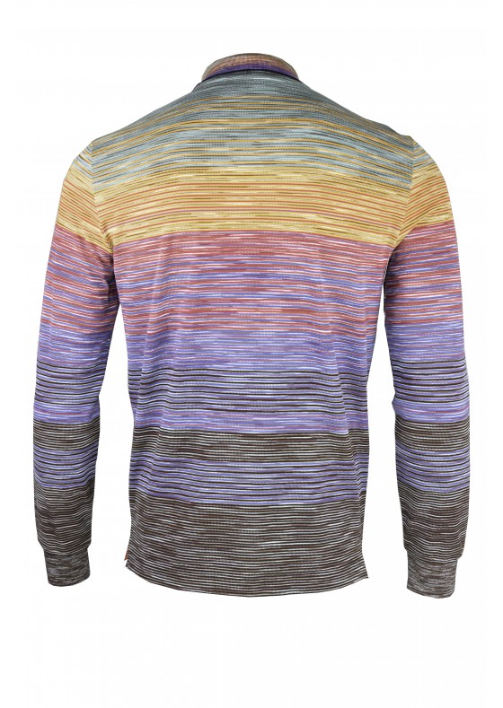 Missoni Longsleeve Polo Orange Missoni Longsleeve Polo Orange