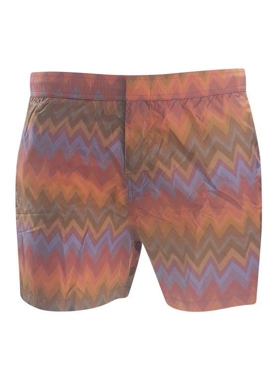 missoni Zigzag Swim Shorts Orange S203B