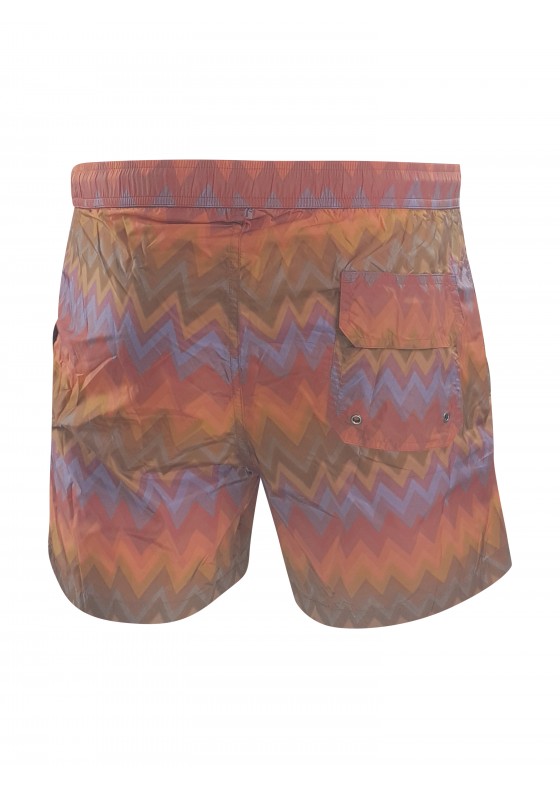 missoni Zigzag Swim Shorts Orange S203B