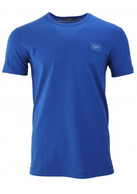 Dolce & Gabbana Plate t-shirt Blue G8KJ9T-FU7EQ