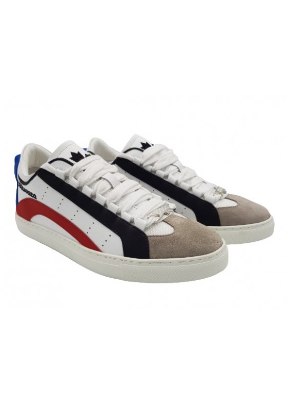 DSquared 551 Sneakers WHITE (551 Box Sole Sneakers) DSquared 551 Sneakers WHITE (551 Box Sole Sneakers)