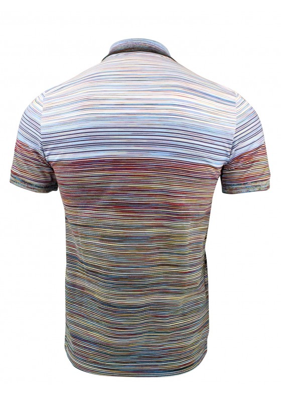 Missoni-US22SL07 BJ0014-F704U-Blue short sleeve