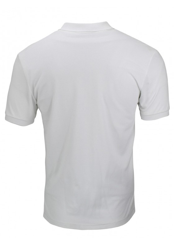MOSCHINO PLAQUE POLO SHIRT in White ZPA1204-2042-0001 MOSCHINO PLAQUE POLO SHIRT in White ZPA1204-2042-0001