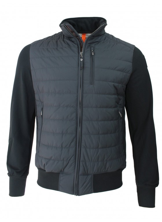 Parajumper Elliot Full zip sweat in Black - S21-541 Parajumper Elliot Full zip sweat in Black - S21-541