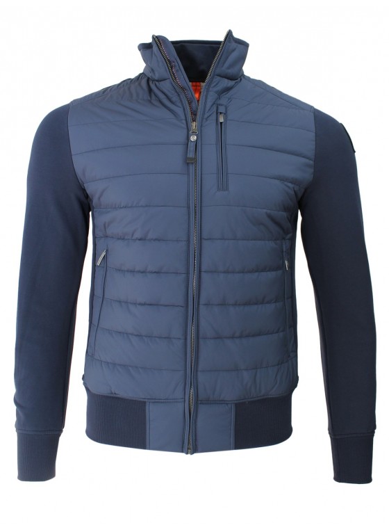 Parajumper Elliot Full zip sweat in Navy - S21-562