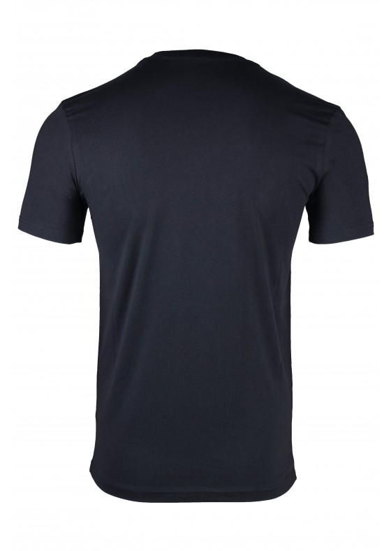 MOSCHINO TONAL LOGO T SHIRT IN NAVY ZPA0719 MOSCHINO TONAL LOGO T SHIRT IN NAVY ZPA0719