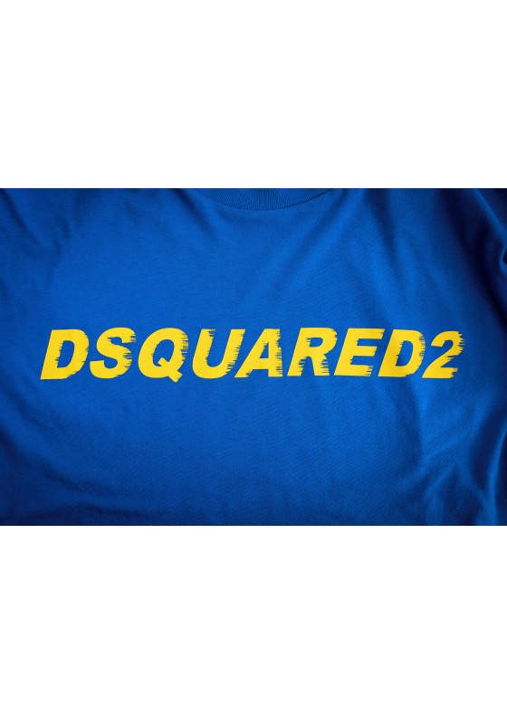 Dsquared2  Basic2 T shirt Blue S74GD 0835