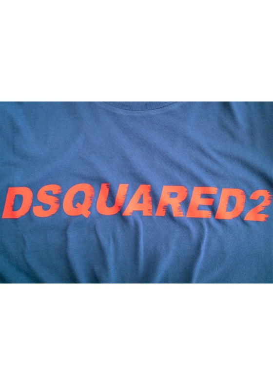 Dsquared2 Basic2 T shirt Navy S74GD 0835
