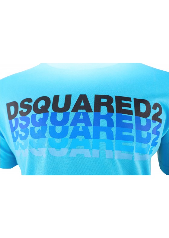 Dsquared2 Multi2 T shirt T Turquoise S74GD 0836