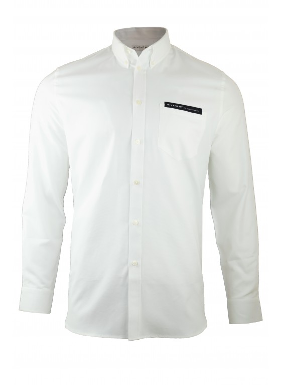 Givenchy PKT Shirt White   BM60 KZ12GF