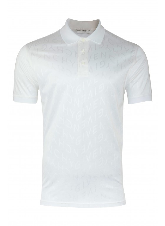 Givenchy Print polo  White BM711 A30KX