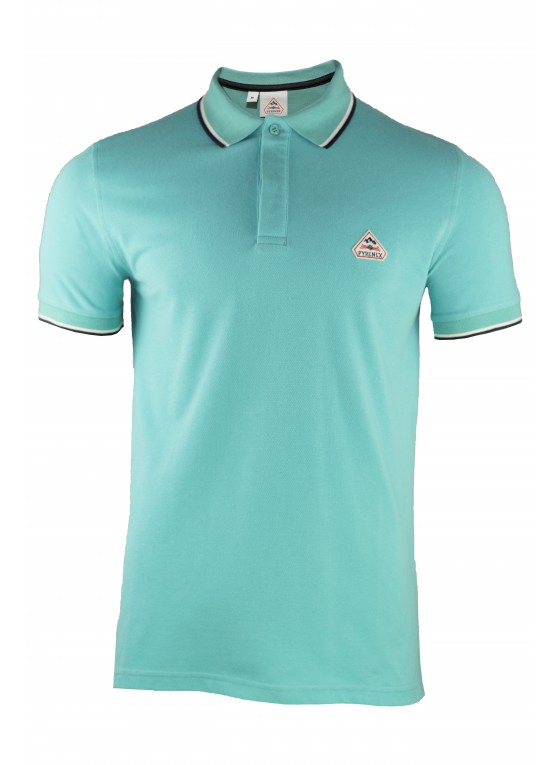 Pyrenex Leyre Polo T Shirt Teal  HMP022 - P4187 