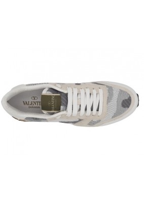 Valentino Garavani Rockrunner camouflage-print sneakers white LSU7232
