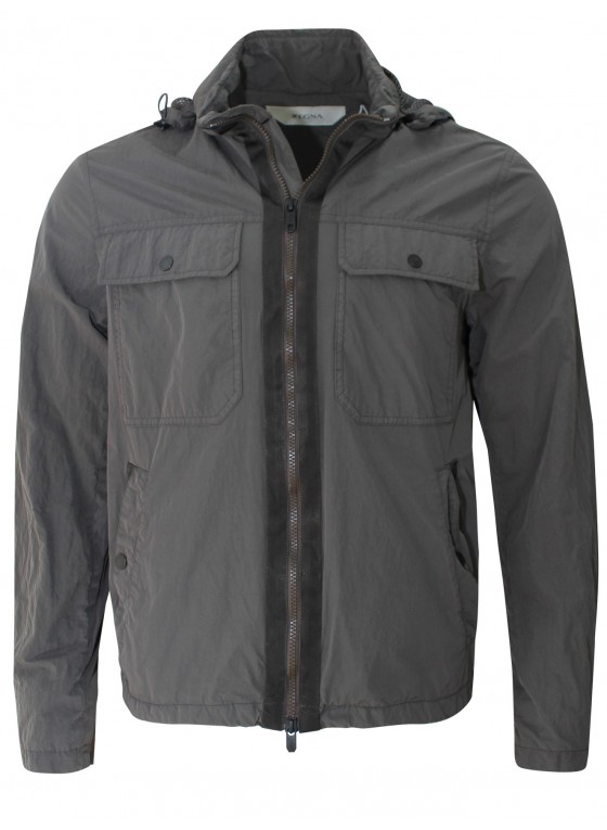 Z Zegna - ZZ045 -VW054 Shell Jacket In Olive