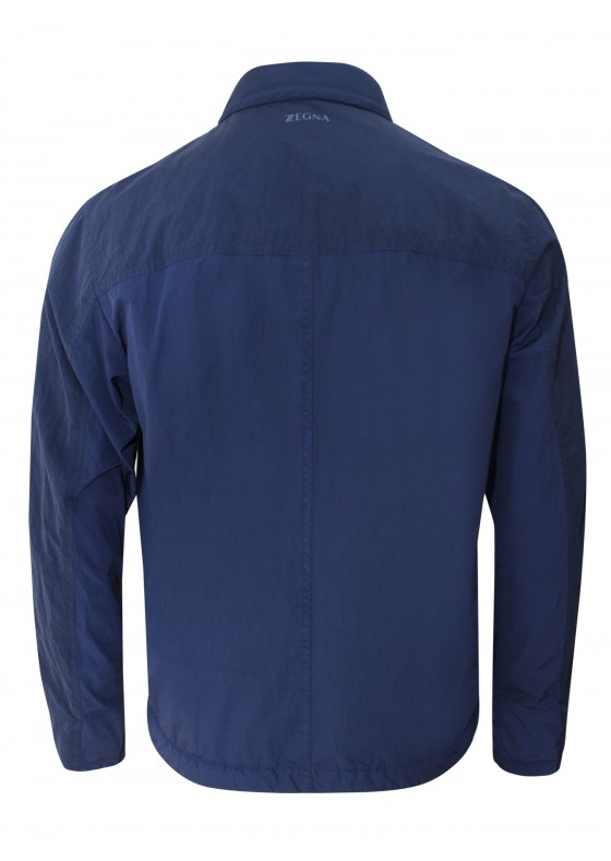 Z Zegna Shell Jacket In Blue - ZZ045 -VW054-A07