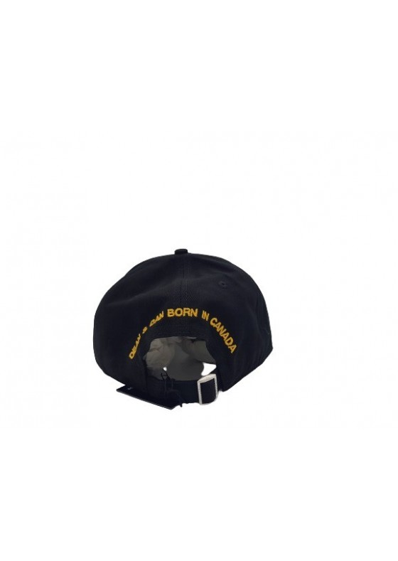 Dsquared All but the F flag cap in Black BCM401105C00001 3073