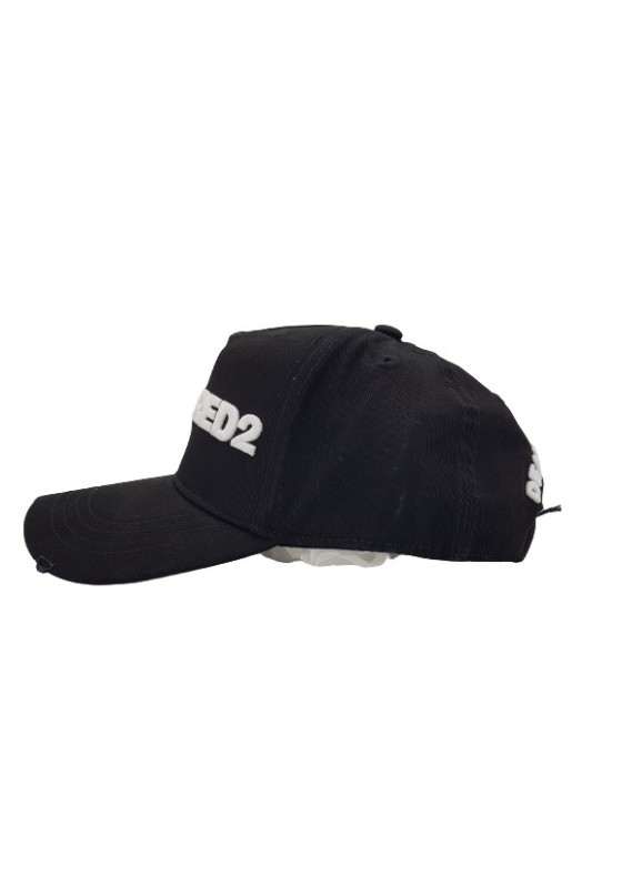 DSQUARED2 Embroidered Dsquared Hat BCMOO28-05C00001 M063 DSQUARED2 Embroidered Dsquared Hat BCMOO28-05C00001 M063