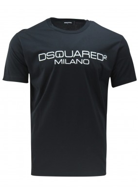 Dsquared2 milano logo t-shirt black S7GD0899 Dsquared2 milano logo t-shirt black S7GD0899