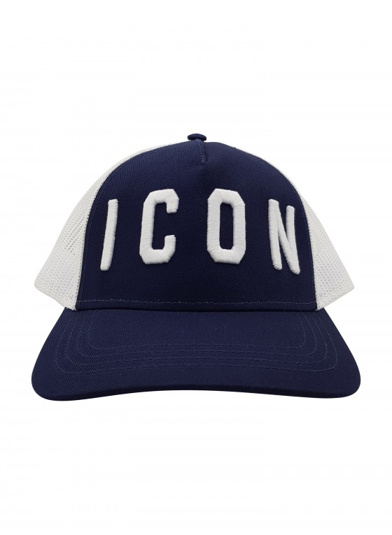 Dsquared ICON trucker cap navy