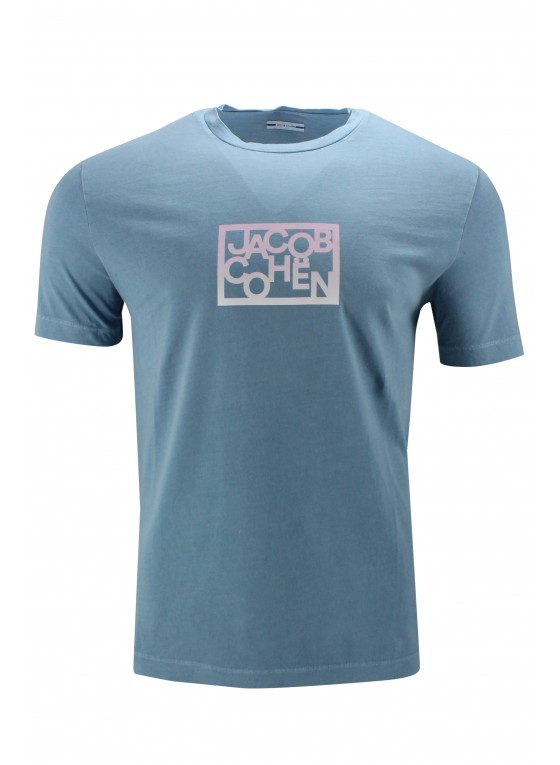 Jacob Cohen Blue T-shirt U400211M471 Jacob Cohen Blue T-shirt U400211M471