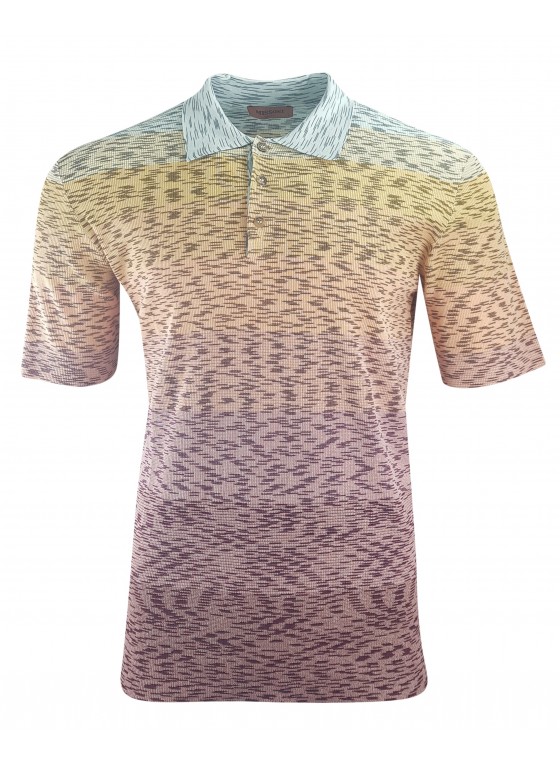 Missoni Henley Polo Pale Blue MUN00246-BK00JM-SM11H