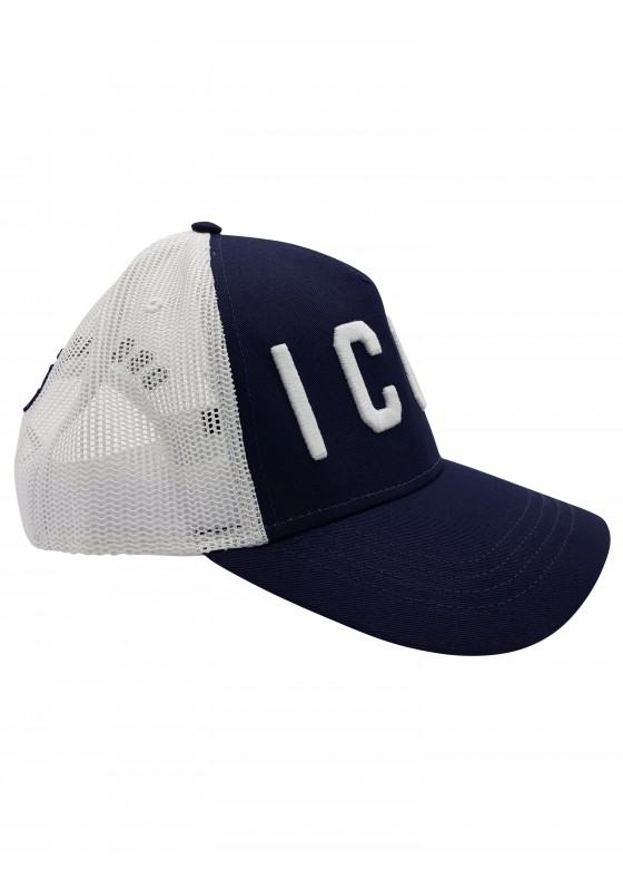 Dsquared ICON trucker cap navy