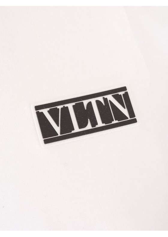 VALENTINO VLTN Badge T-shirt White VV3MG08G6LC001