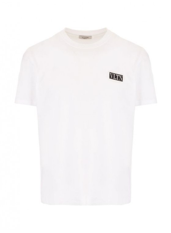 VALENTINO VLTN Badge T-shirt White VV3MG08G6LC001