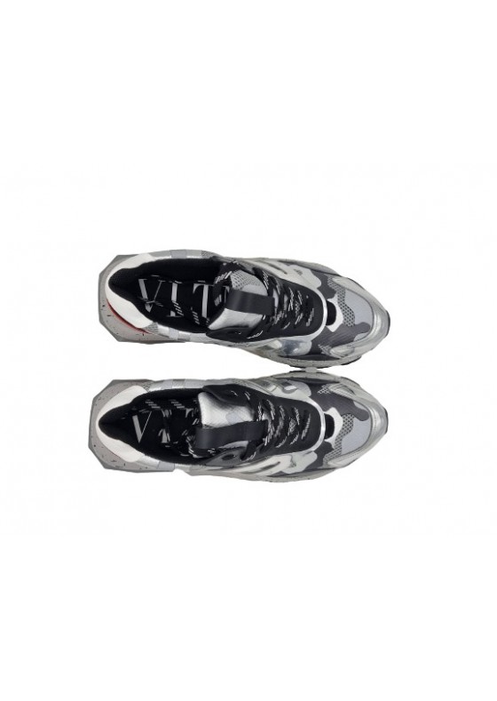 valentino garavani bounce sneakers silver valentino garavani bounce sneakers silver